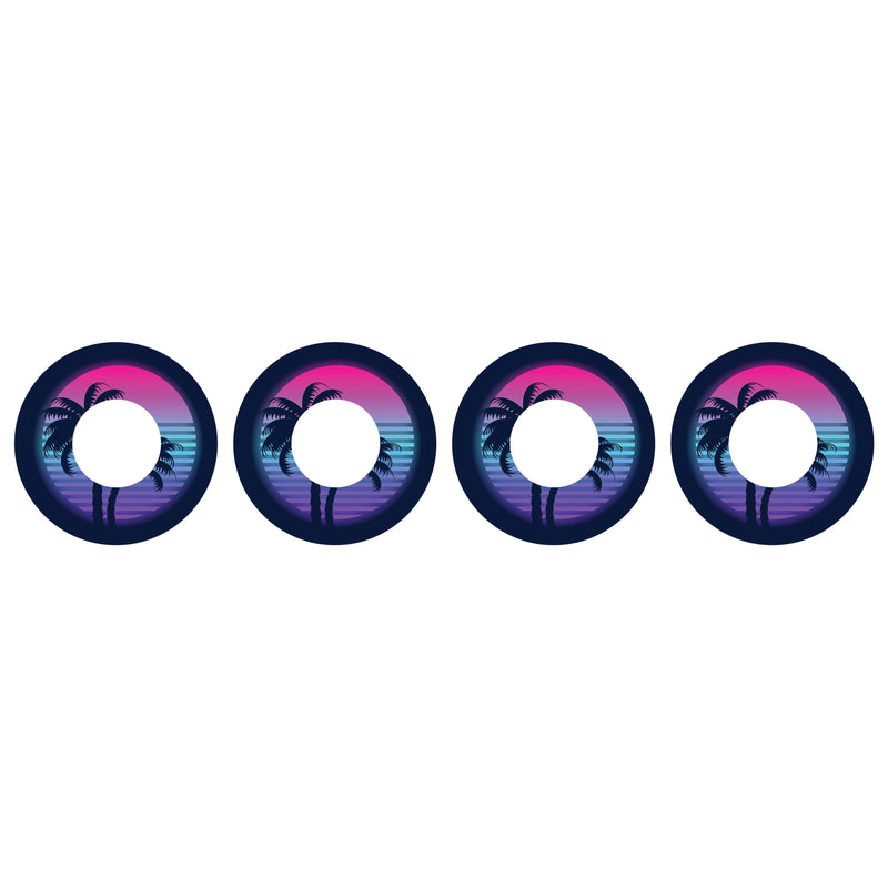 Peelz Neon Sunset Patch  Tape Designed for the FreeStyle Libre 2 Patch Medical Tape
