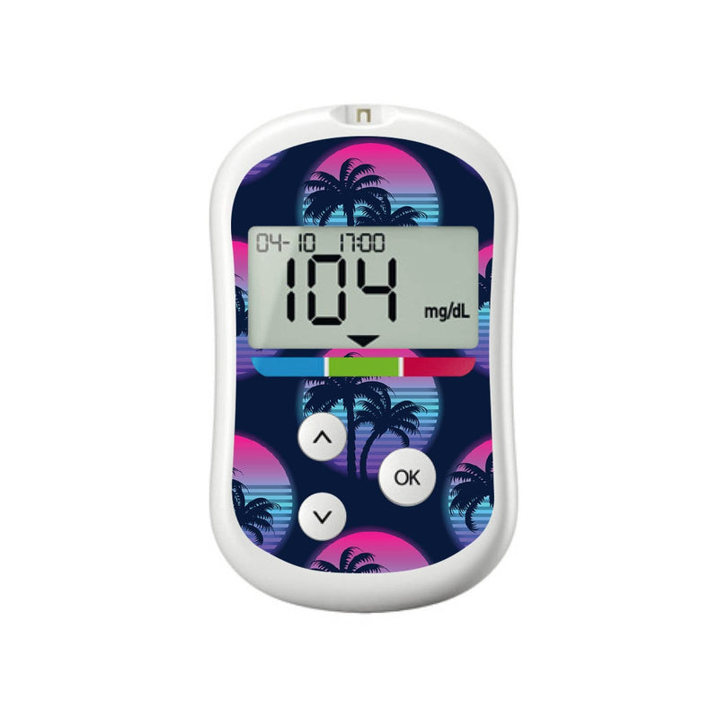 Peelz Neon Sunset for OneTouch Verio Flex Glucometer Peelz/Stickers
