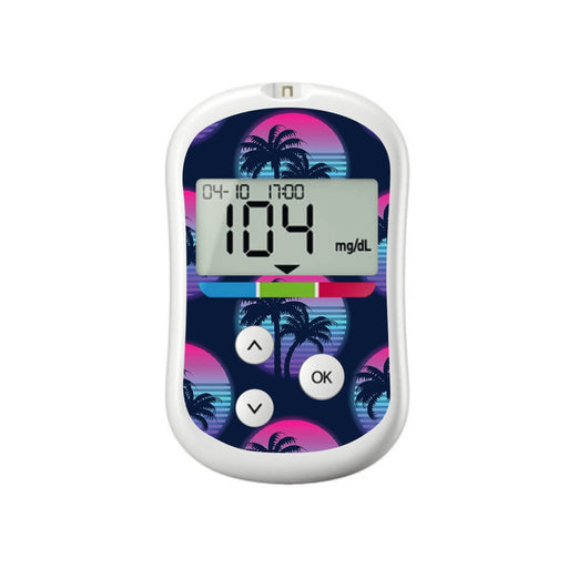 Peelz Neon Sunset for OneTouch Verio Flex Glucometer Peelz/Stickers