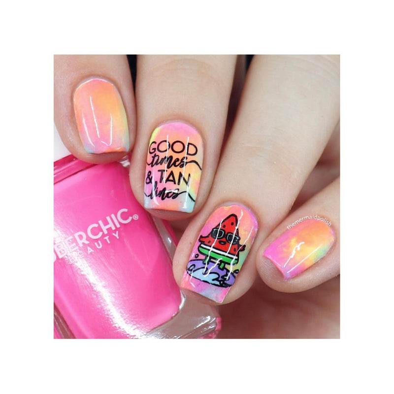 UberChic Beauty Seas The Day Stamping Plate