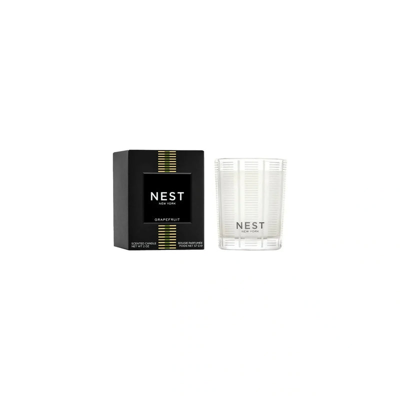Nava Beauty Nest New York Grapefruit Candle White Smoke Votive 2 oz