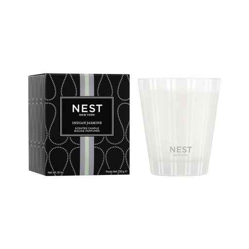Nava Beauty Nest New York Indian Jasmine Candle Lavender Classic 8.1 OZ