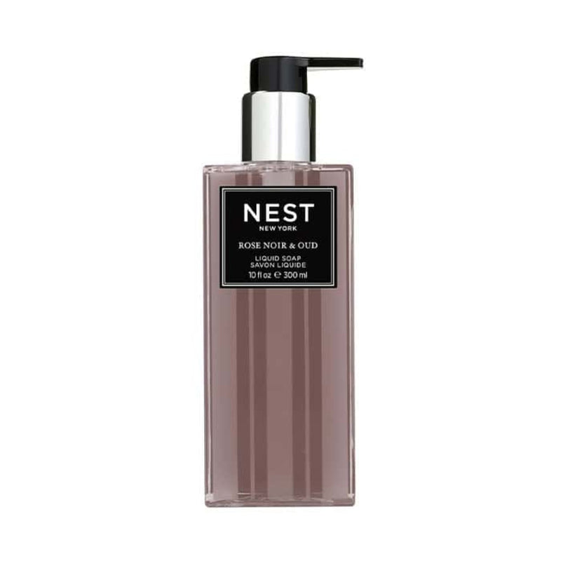 Nava Beauty Nest New York Rose Noir & Oud Liquid Soap 10 OZ White Smoke