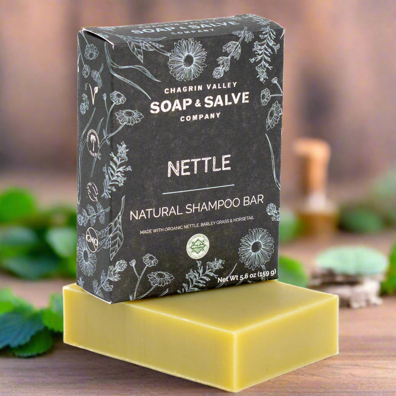 Chagrin Valley Soap & Salve Shampoo Bar: Nettle Shampoo Bar