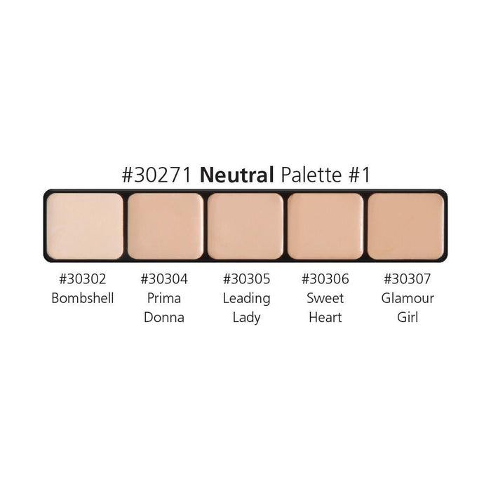 Graftobian Make-Up Company - Ultra HD Foundation Palettes - Glamour Crème™ - 0.39oz