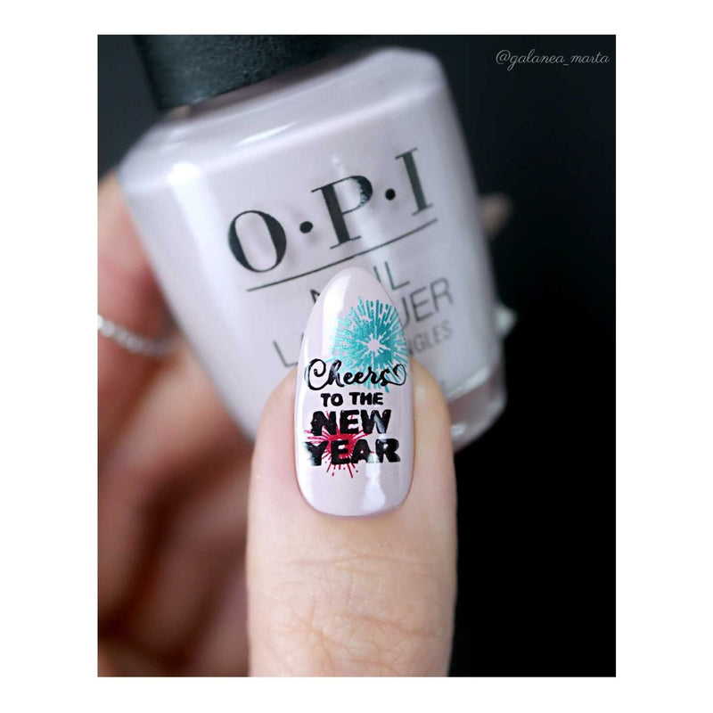 UberChic Beauty New Year New Digits Stamping Plate
