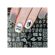 UberChic Beauty New Year New Digits Stamping Plate