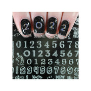 UberChic Beauty New Year New Digits Stamping Plate