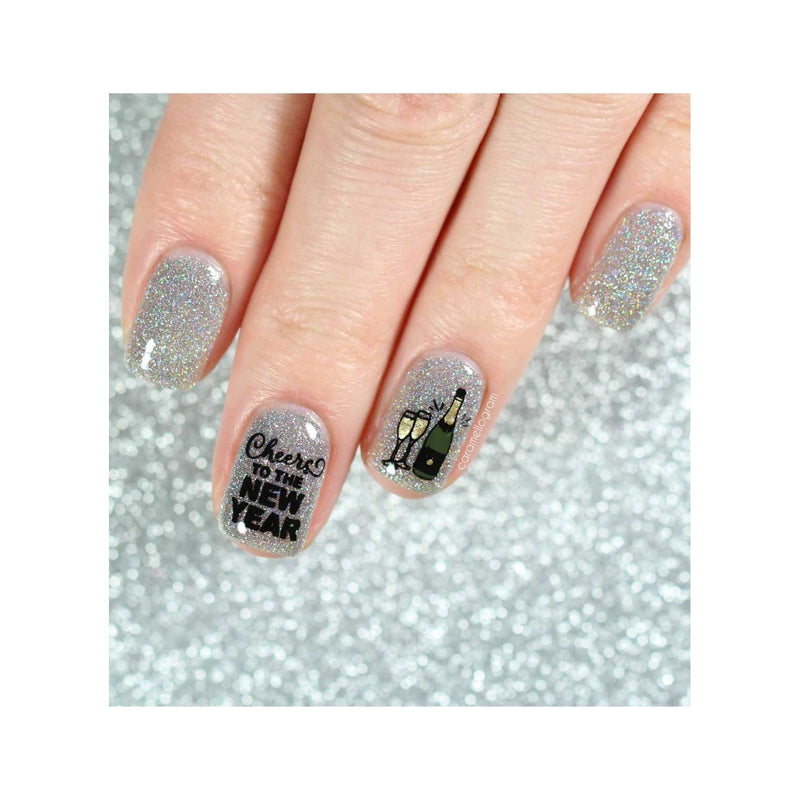 UberChic Beauty New Year New Digits Stamping Plate