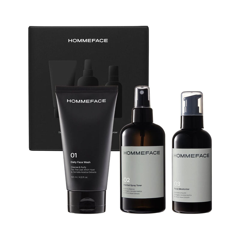 HommeFace HommeFace Daily Skincare Trio 17.74 oz Skincare Set