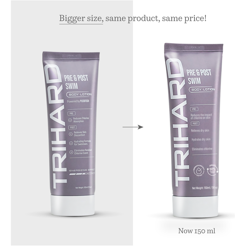 TRIHARD Pre & Post Swim Body Lotion - Pack Of Three Pre-Built Bundle