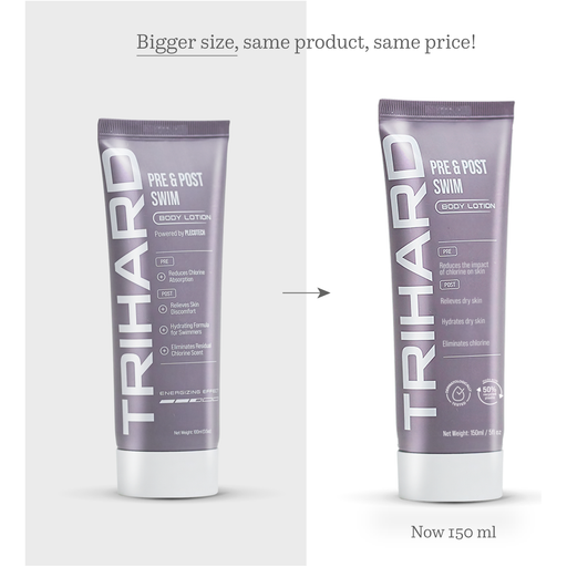 TRIHARD Pre & Post Swim Body Lotion - Pack Of Three Pre-Built Bundle