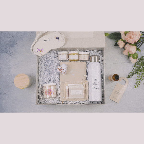 Lizush New Mom Gift, Pampering Natural Skincare gift for New Mom Gift set for new mom