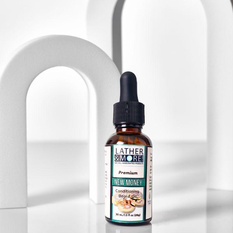 Lather and More! New Money Premium Beard Oil beard oil
