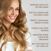 DermOrganic Official Shop Sculpting Spray Flex-Hold Alcohol-Free Styling