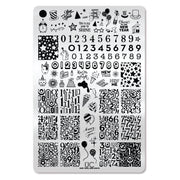 UberChic Beauty New Year New Digits Stamping Plate