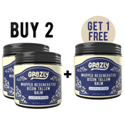 Grazly Whipped Bison Tallow & Manuka Honey Moisturizing Balm