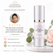 Glimmer Goddess® Organic Skin Care Organic Niacinamide Serum 5% – Pore Minimizer & Anti-Aging Treatment Serums