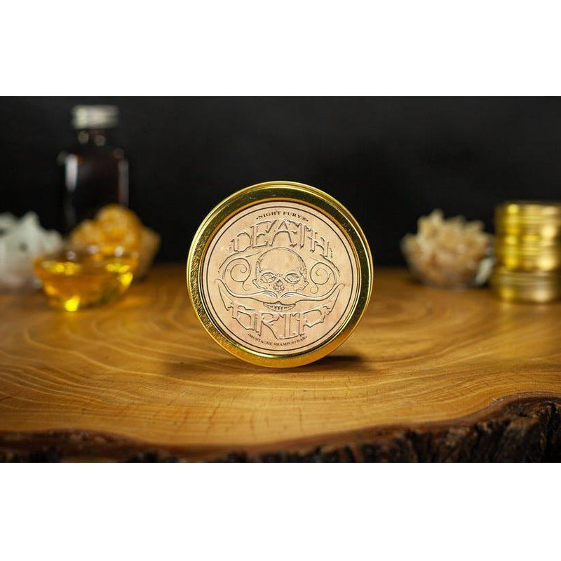Death Grip Death Grip Night Fury Mustache Wash Shampoo Bar 4 oz Mustache Wash Shampoo Bar