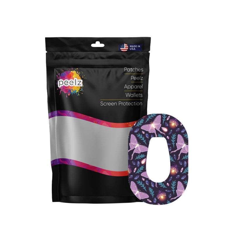 Peelz Night Garden Dexcom G6 Patch Tape - Pump Peelz Patch Medical Tape
