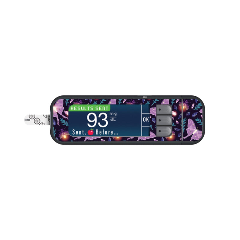 Peelz Night Garden Sticker for Bayer Contour Next Glucometer Peelz/Stickers