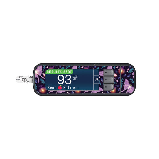 Peelz Night Garden Sticker for Bayer Contour Next Glucometer Peelz/Stickers
