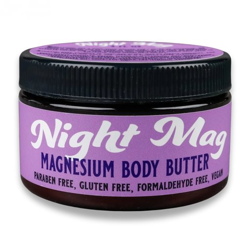 SageWork Organics Night Mag Topical Magnesium Body Butter (Best for soothing sleep at night) Body Butters