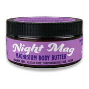 SageWork Organics Night Mag Topical Magnesium Body Butter (Best for soothing sleep at night) Body Butters