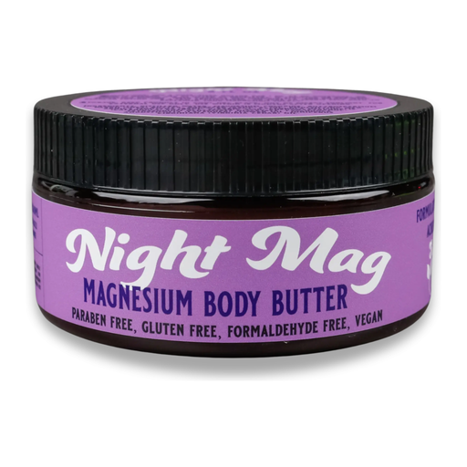 SageWork Organics Night Mag Topical Magnesium Body Butter (Best for soothing sleep at night) Body Butters