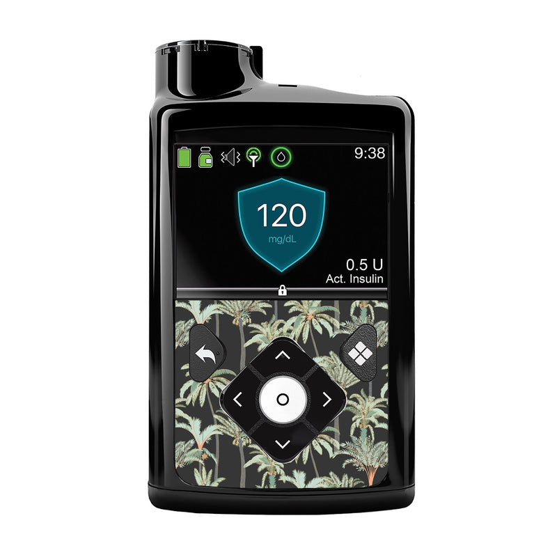Peelz Night Palms Sticker for Medtronic MiniMed 770G & 780G Peelz/Stickers