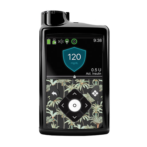 Peelz Night Palms Sticker for Medtronic MiniMed 770G & 780G Peelz/Stickers