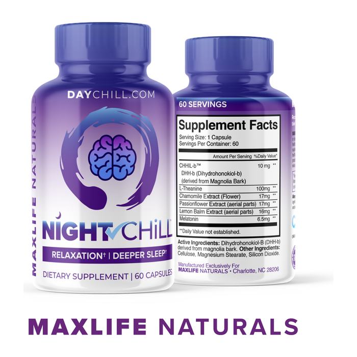 Night Chill - Night Time Natural Anxiety & Stress Support