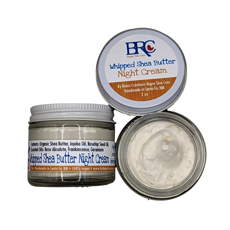 By Robin Creations Radiance Whipped Shea Butter Facial Night Cream Lotion & Moisturizer