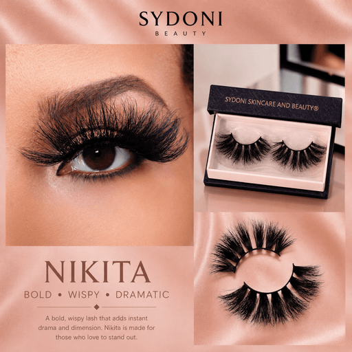 Sydoni Skincare and Beauty SYDONI "NIKITA" LUXURY MINK LASHES - Bold, Wispy, Dramatic Mink Lashes