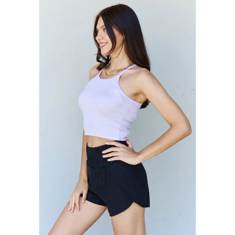 Ninexis Everyday Staple Soft Modal Short Strap Ribbed Tank Top