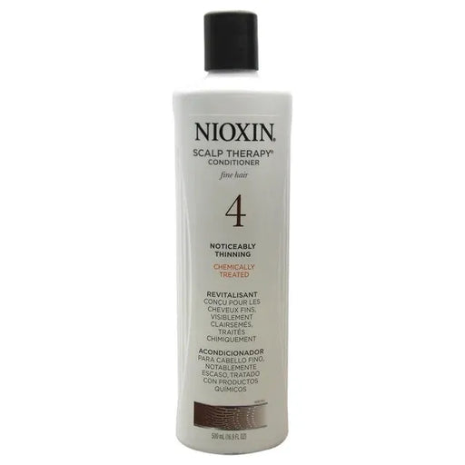 Nioxin System 4 Cleanser for Fine Chemically Enh. Noticeably Thinning Hair 16.9 Oz