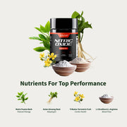 Snap Supplements Nitric Oxide + Testo Booster (2+1 BOGO)
