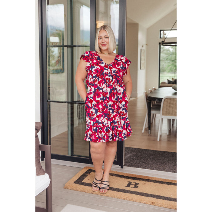 No Downside Floral Dress