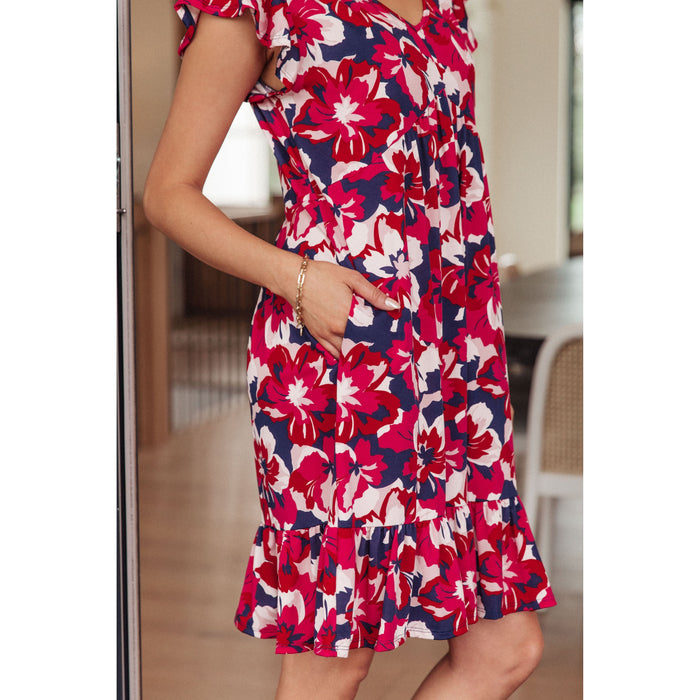 No Downside Floral Dress