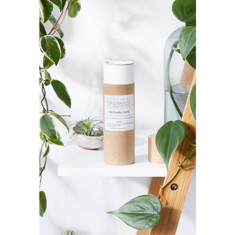 Butter Me Up Organics No Funky Junk / Men's Talc Free Powder Body