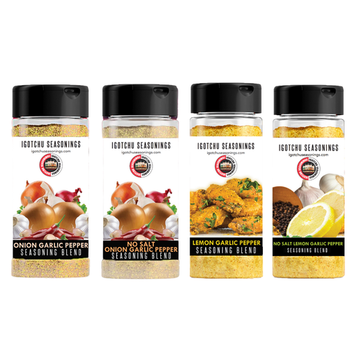 Igotchu Seasonings Salt & No Salt Pepper