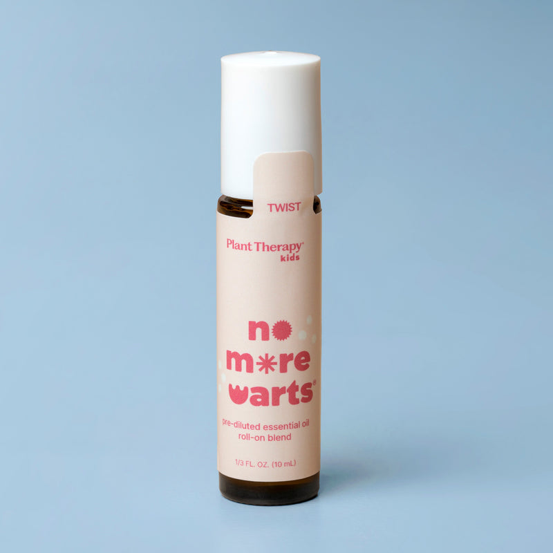 Plant Therapy No More Warts Essential Oil Pre-Diluted Roll-On Essential Oil Light Steel Blue 10 mL