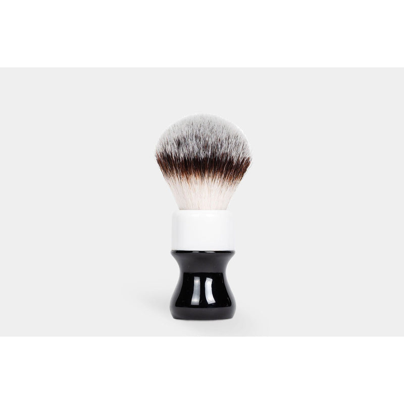 Noble Otter Synthetic Shave Brush - Black/White - 26MM Shaving Brush