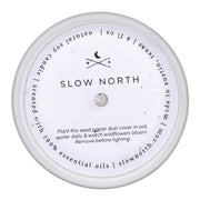 Slow North Midnight Garden - Signature Soy Candle – Lavender, Rosemary & Geranium Frosted Candles
