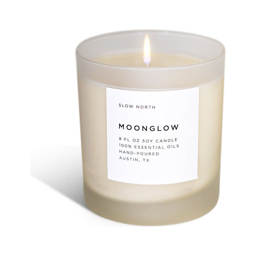 Slow North Moonglow - Signature Candle (Patchouli + Cinnamon + Black Pepper) Frosted Candles