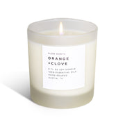 Slow North Orange + Clove - Signature Soy Candle Frosted Candles