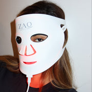 ZAQ Skin & Body Noor 2.0 Pro Light Face Mask: 1072nm Deep Infrared, Red & Blue Light (2026) Light Gray