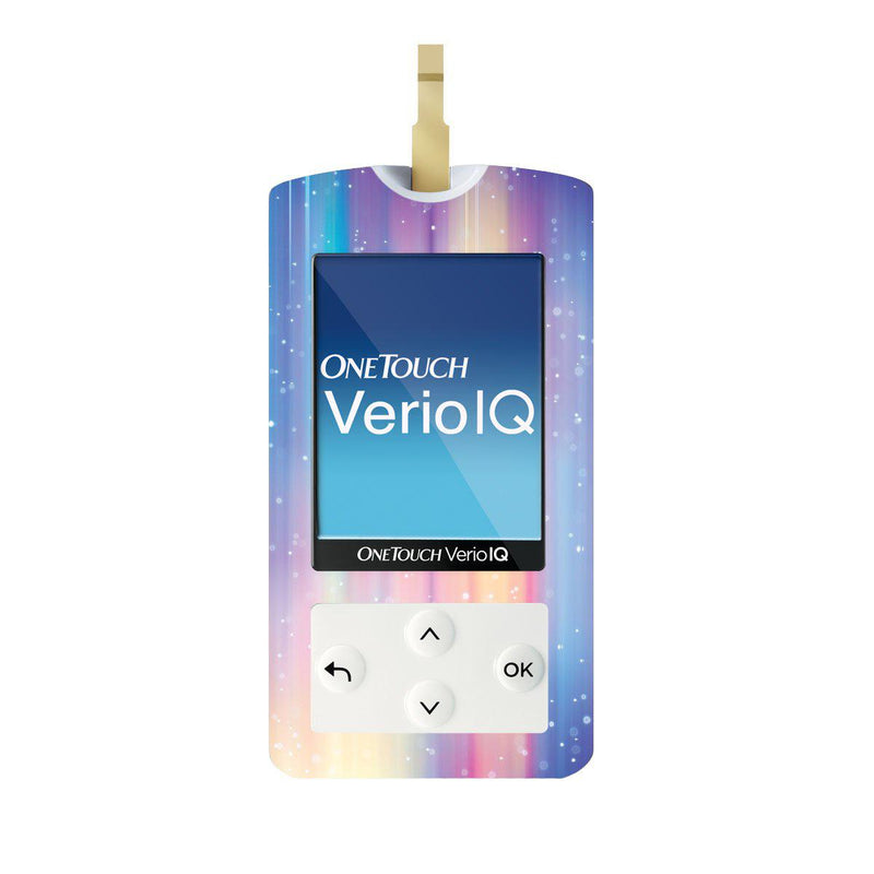 Peelz Northern Lights OneTouch Verio IQ Glucometer Peelz/Stickers