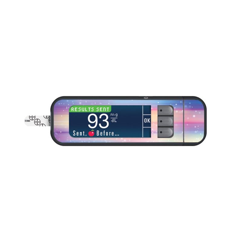 Peelz Northern Lights Sticker for Bayer Contour Next Glucometer Peelz/Stickers