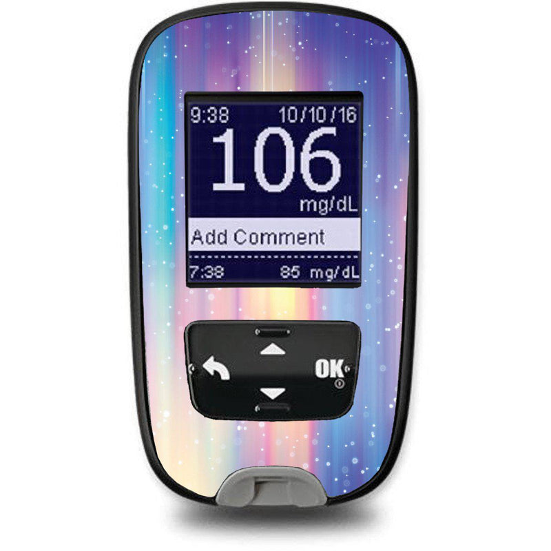 Peelz Northern Lights Sticker for the Accu-Chek Guide Glucometer Peelz/Stickers